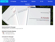 Tablet Screenshot of ki-karate.de